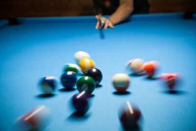 Pool Balls Break